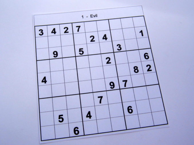 Hard Printable Sudoku Puzzles 6 Per Page – Book 1 – Free Sudoku Puzzles